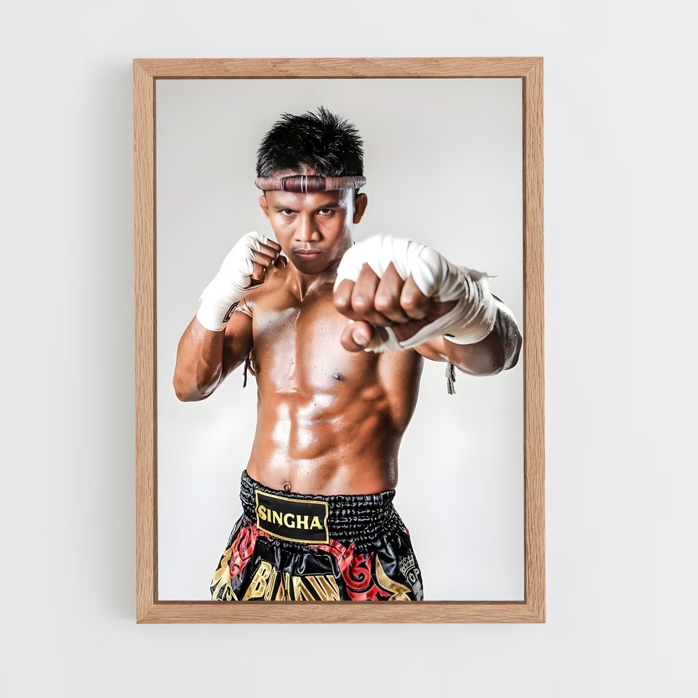 Poster Fight Like Buakaw – affiche Kick-boxing (vue 4)